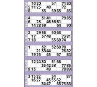 Thomas & Anca Club Supplies Ltd 600 Biglietti Bingo - Pad of Lilac 6 per visualizzare i volantini