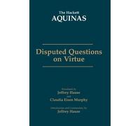 Thomas Aquinas Disputed Questions on Virtue (Copertina rigida) Hackett Aquinas