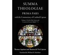 Thomas Aquinas Thomas de Vio Caj Summa Theologiae, Prima Pars: Volu (Tascabile)