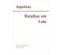 Thomas Aquinas Treatise on Law (Copertina rigida) Hackett Classics