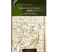 Thomas Arayathinal J P M van der Aramaic (Syriac) Grammar (V (Copertina rigida)