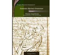 Thomas Arayathinal J P M van der Aramaic (Syriac) Grammar (V (Copertina rigida)