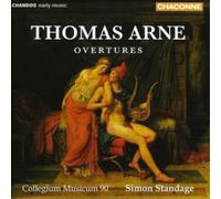 Thomas Augustine Arne Overtures (Standage, Collegium Musicum 90) (CD) Album