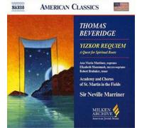 Beveridge Thomas – Yizkor Requiem – Marriner, Asmif e Chorus – CD – NAXOS