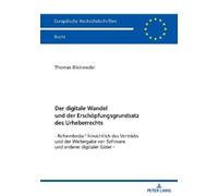 Thomas Blickwed Der Digitale Wandel Und Der Erschoepfungsgrundsatz D (Tascabile)