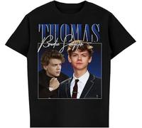 Thomas Brodie Sangster Rap Hip Hop Rapper 90s Retro Vintage T Shirt New Men Women T Shirt Black L