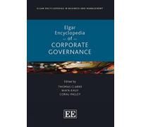 Thomas Clarke Elgar Encyclopedia of Corporate Governance (Copertina rigida)