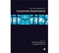 Thomas Clarke The SAGE Handbook of Corporate Governance (Copertina rigida)