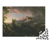 Thomas Cole Puzzle Di Legno 1000 Pezzi, Puzzles arte Per Adulti-Relax, Rompicapo Giochi-Classico, Impegnativo Puzzles dipinto Per Giovani Regali