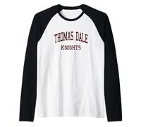 Thomas Dale High School HS Chester VA Retro Maglia con Maniche Raglan