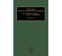 Thomas E. Scrug Advances in Learning and Behavioural Disabili (Copertina rigida)
