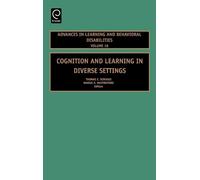Thomas E. Scruggs Cognition and Learning in Diverse Settings (Copertina rigida)