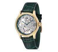 Thomas Earnshaw, Bauer Mechanical ES-8049-05 - Orologio da Polso, Uomo, Display Analogico, Cinturino in Pelle, Verde