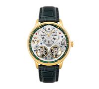 Thomas Earnshaw Brewster ES-8273 - Orologio automatico da uomo con cinturino in vera pelle, Viola