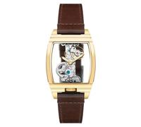 Thomas Earnshaw Discovery Wolver Bridge Orologio meccanico da uomo, 36 mm, cinturino in pelle ES-8299, marrone