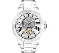 Thomas Earnshaw Mens 42mm Comet Open Heart Skeleton Automatic Mercury Watch with Solid Stainless Steel Bracelet ES-8243-11