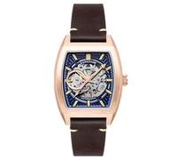 Thomas Earnshaw Heritage, Wellington, orologio automatico da uomo, 40 mm, con cinturino in pelle, ES-8302, Blu Acqua Di Rose