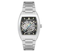 Thomas Earnshaw Heritage, Wellington, orologio automatico da uomo, 40 mm, con cinturino in pelle, ES-8302, Nero (shadow black)