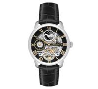 Thomas Earnshaw Longitude ES-8006-04, Orologio da Polso Analogico da Uomo, Cinturino in Pelle, Colore Nero