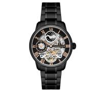 Thomas Earnshaw Longitude ES-8006-55, Orologio da Polso Analogico da Uomo, Cinturino in Acciaio Inossidabile, Nero