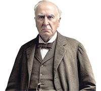 Thomas Edison (Bow Tie) Half Body Buddy Cutout