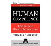 Thomas F. Gilbert Human Competence (Copertina rigida)