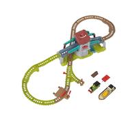Thomas & Friends - Bulstrode e Ponte direzionabile, playset Pista di 2.4 Metri con Locomotiva Percy Inclusa, Ponte Mobile con Pulsante per attivare i Suonii, 3+ Anni, HYR82