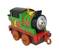 Thomas & Friends Fisher Price Mud Run Percy - Trenino giocattolo da spingere per bambini dai 3 anni in su