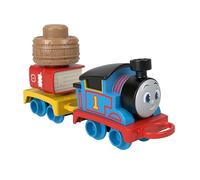 Thomas & Friends - Il mio Primo Thomas, personaggio della serie trenino a spinta con carico impilabile, include 1 vagone merci e 2 pezzi di carico, giocattolo per bambini, 1+ anni, HXP52