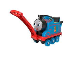 Thomas & Friends Il Trenino Thomas Il Mio Grande Amico Thomas, locomotiva giocattolo trainabile con spazio dove riporre i pezzi, Giocattolo per bambini 2+ Anni, HHN32