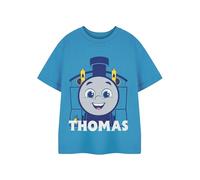 THOMAS & FRIENDS Maglietta a Maniche Corte Blu per Bambini con Grafica del Personaggio per bambinie | Merchandise di Thomas e i Suoi Amici | Abbigliamento con Cartoni Animati