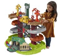 Thomas & Friends - Megatorre di Sodor, playset con pista multinivello e trenino motorizzado inclusi, con i luoghi e personaggi dello show, giocattolo per bambini +3anni, GXH09
