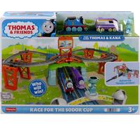 Thomas & Friends Modellino Giocattolo Set Treno Race For The Sodor Coppa Con