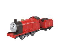 Thomas & Friends Motorized Toy Train, Classic James Battery-Powered Engine & Car