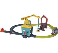 Thomas & Friends Motorized Toy Train Set Fix 'em Up Friends with Carly the Crane