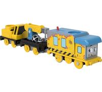 Thomas & Friends Motorized Toy Train Wreck ‘n Roll Carly The Crane with Construction Wrecking Ball for Preschool Kids Ages 3+ Years