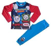 Thomas & Friends Pigiama Full Steam Ahead, età da 18 mesi a 5 anni, Multicolore, 4-5 Anni
