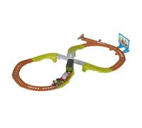 Thomas & Friends Push Along Whiff Recycling Race pista giocattolo per bambini dai 3 anni in su