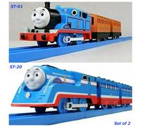 Thomas & Friends TAKARA TOMY Plarail Thomas TS-01 TS-20 Set di 2 Treno Giocat...