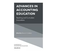Thomas G. Calderon Advances in Accounting Education (Copertina rigida)