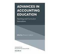 Thomas G. Calderon Advances in Accounting Education (Copertina rigida)