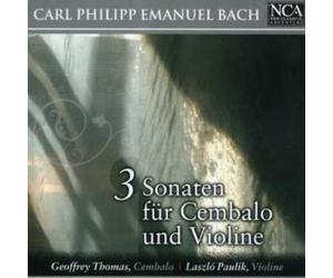 Thomas, Geoffrey/Laszlo Paulik - Cpe Bach: 3 Sonaten