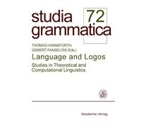 Thomas Hanneforth Language and Logos (Copertina rigida) Studia grammatica