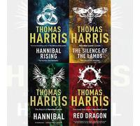 Thomas Harris Hannibal Lecter Series 4 Books Bundle Collection (Red Dragon, Hannibal, Silence Of The Lambs, Hannibal Rising)