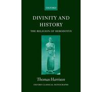 Thomas Harrison Divinity and History (Tascabile) Oxford Classical Monographs
