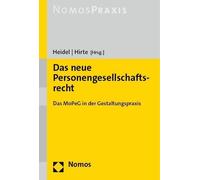 Thomas Heidel Heribert Hir Das Neue Personengesellschaftsrec (Copertina rigida)