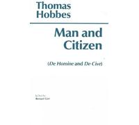 Thomas Hobbes Man and Citizen (Copertina rigida) Hackett Classics