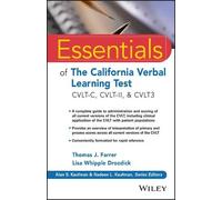 Thomas J. Farrer Lisa W. Essentials of the California Verbal Learn (Tascabile)