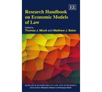 Thomas J. Miceli Research Handbook on Economic Models of Law (Copertina rigida)