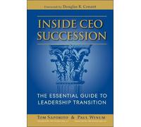 Thomas J. Saporito Paul Winum Inside CEO Succession (Copertina rigida)
